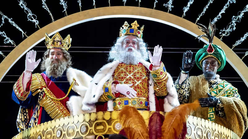 Desfile de Reis en España, horarios e rutas